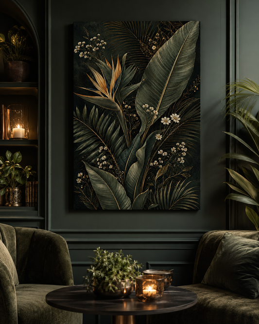 Midnight Tropics - Canvas