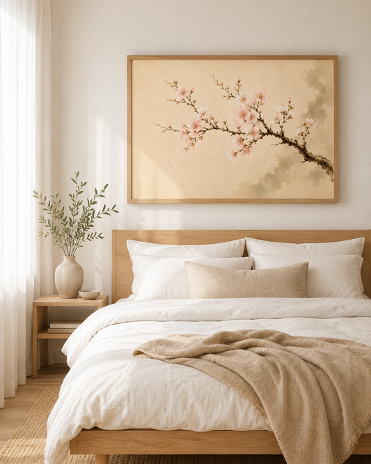 Cherry Blossom - Framed Canvas