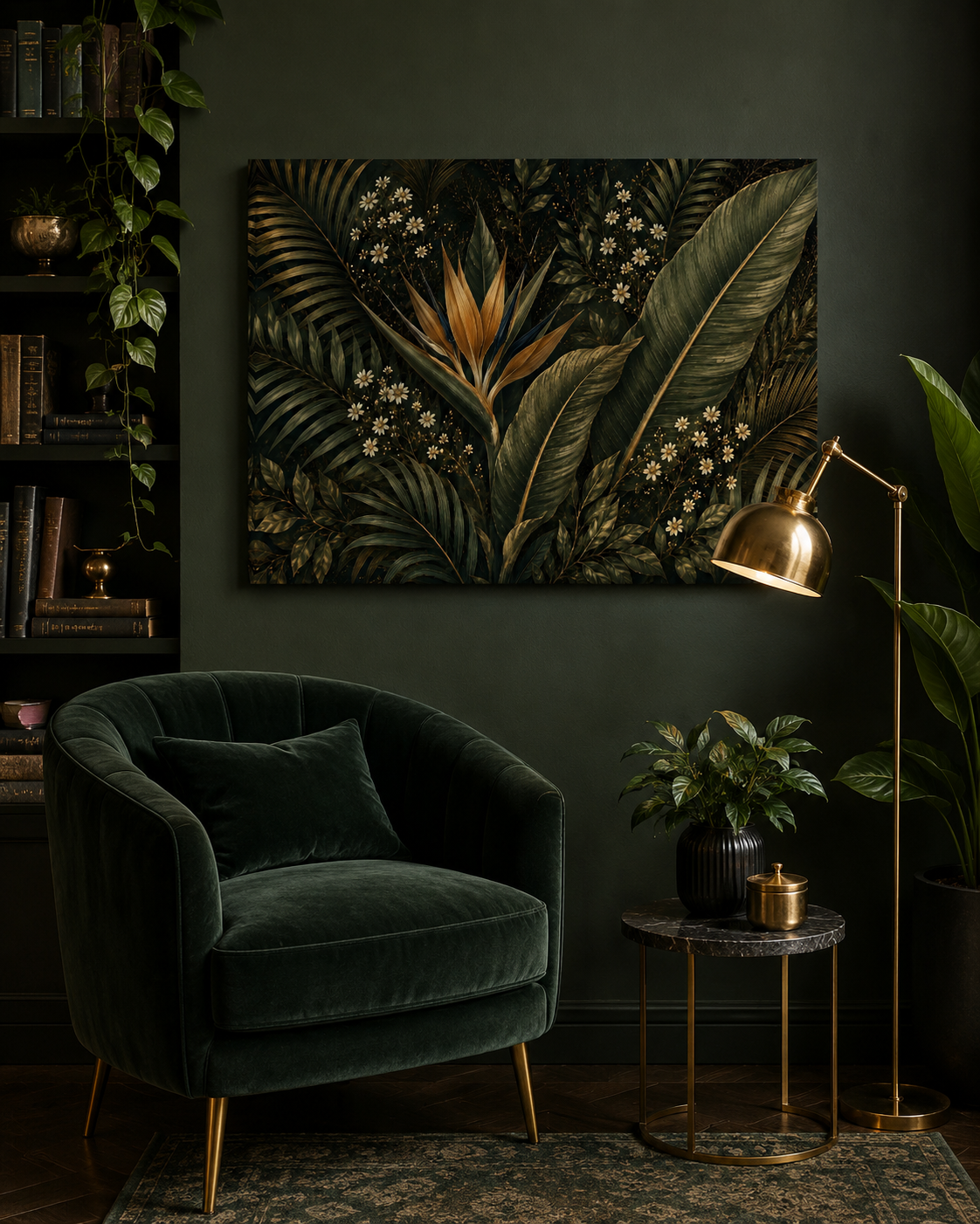 Midnight Tropics - Canvas