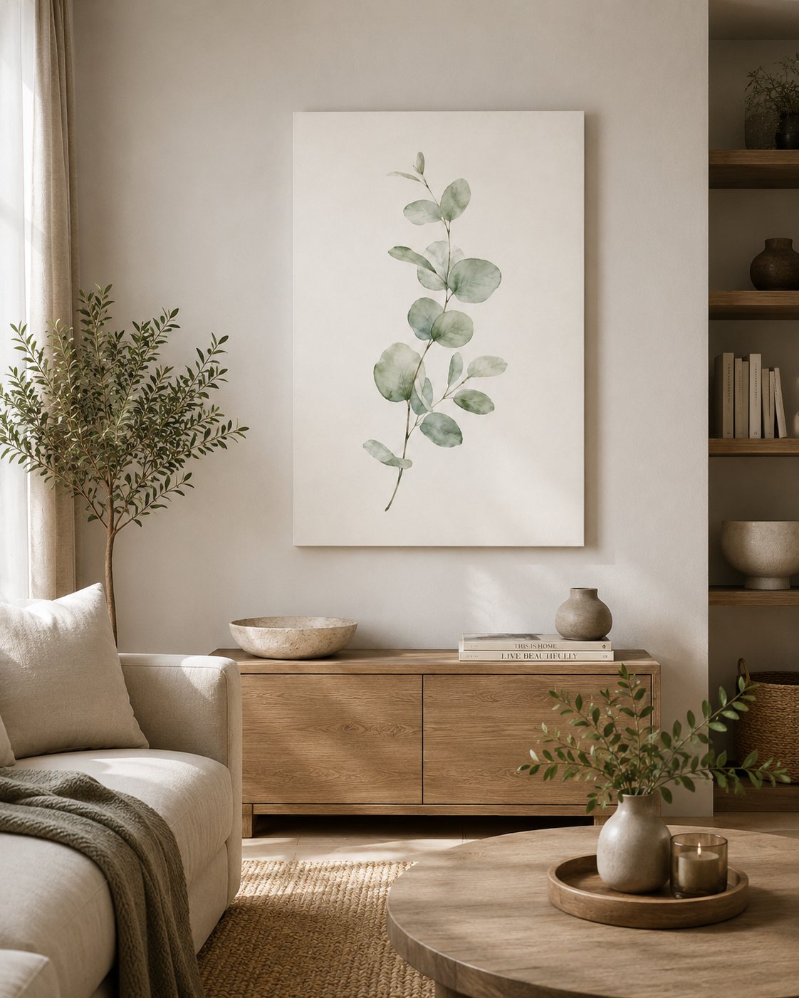 Silver Eucalyptus - Canvas