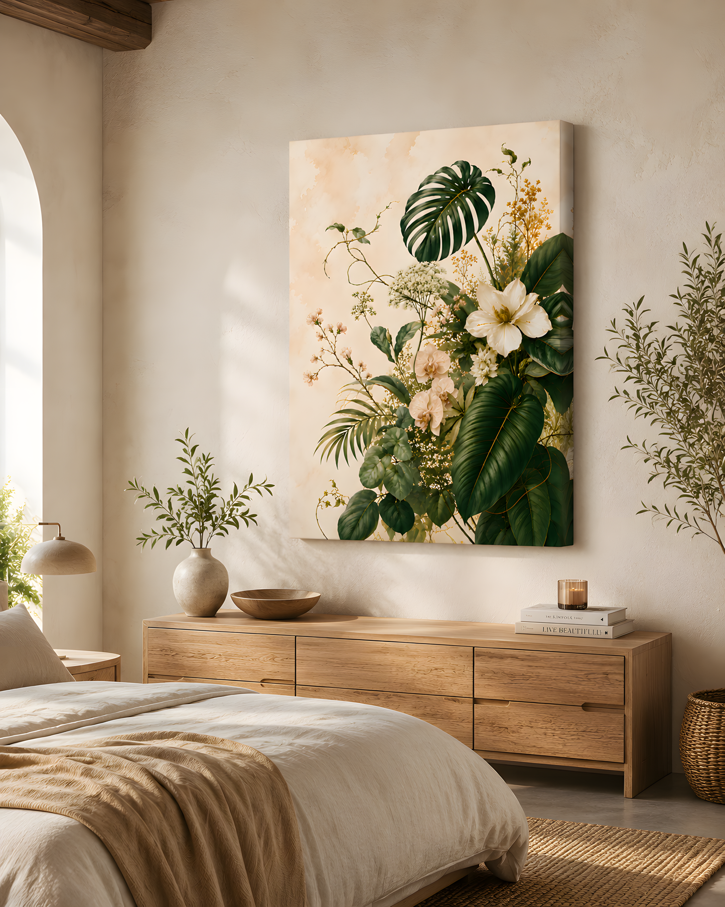 Monstera Bloom - Canvas