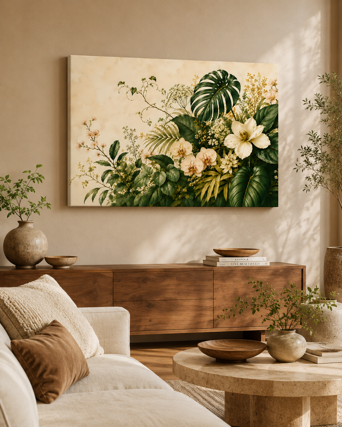 Monstera Bloom - Canvas